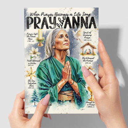 “Anna” Women of The Nativity Greeting Card