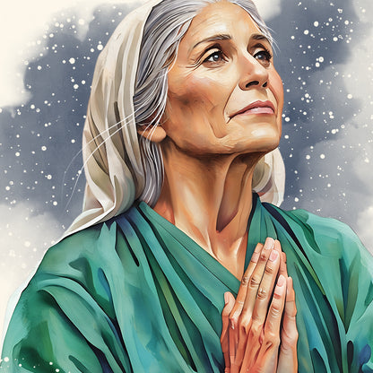 “Anna” Women of The Nativity Art Print