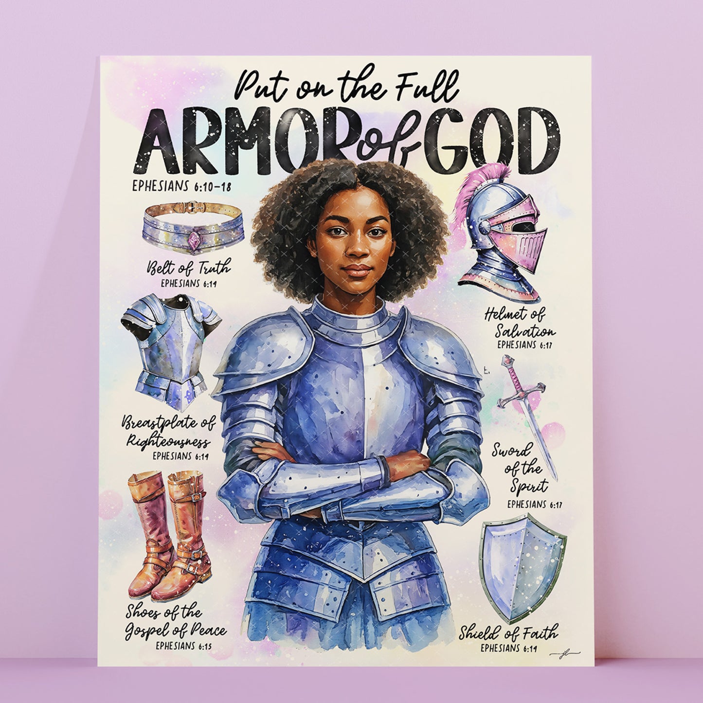 "Armor of God" Christian Fine Art Print