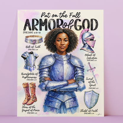 "Armor of God" Christian Fine Art Print