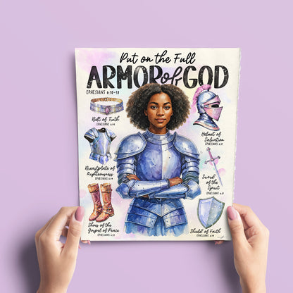 "Armor of God" Christian Fine Art Print