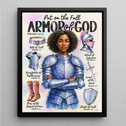 "Armor of God" Christian Canvas