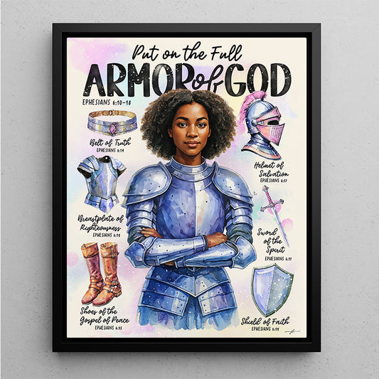 "Armor of God" Christian Canvas
