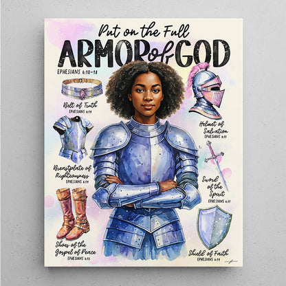 "Armor of God" Christian Canvas