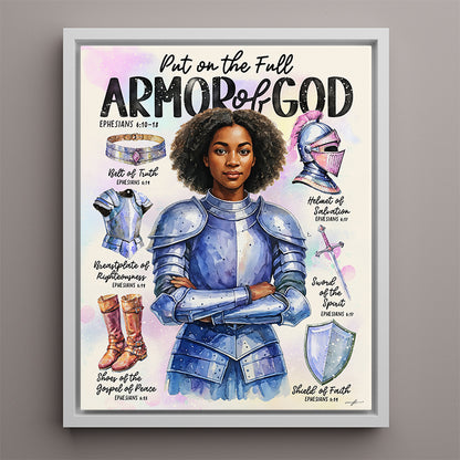"Armor of God" Christian Canvas