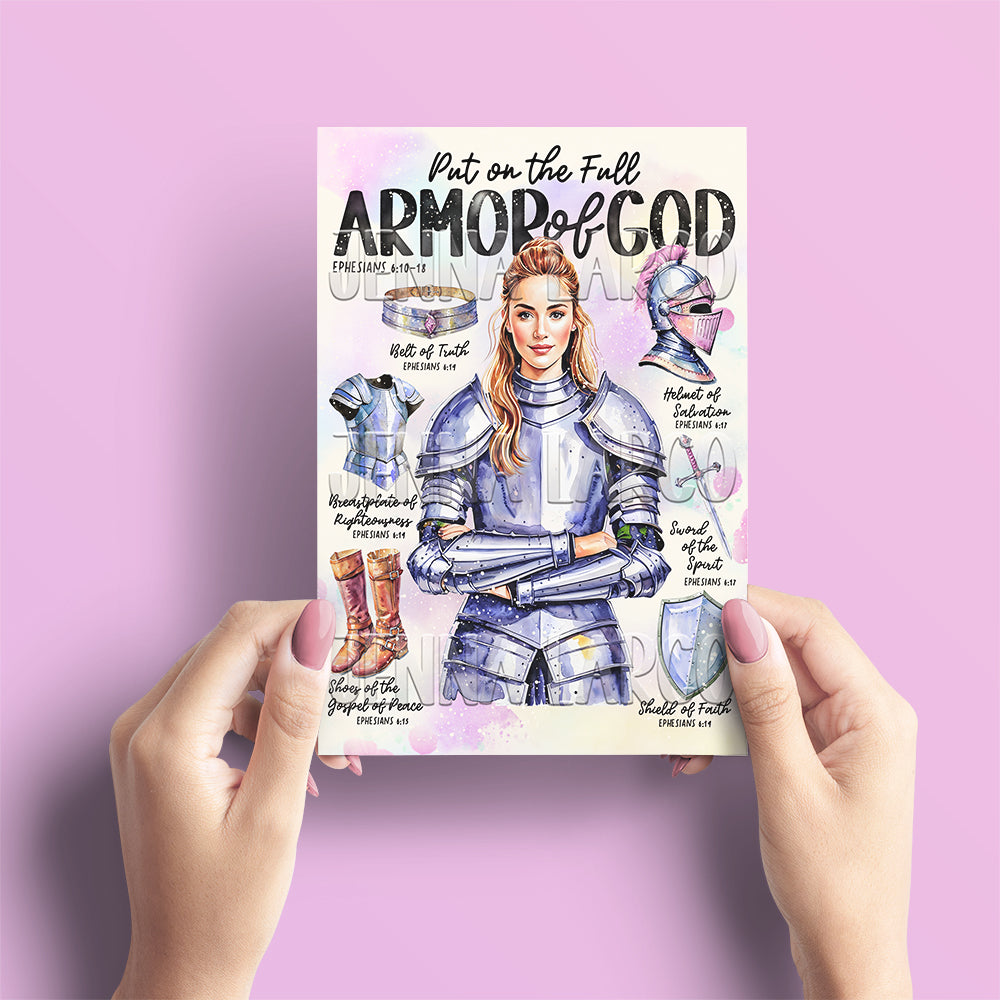 Armor of God | Christian Greeting Card with Envelope