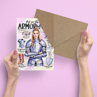 Armor of God | Christian Greeting Card with Envelope