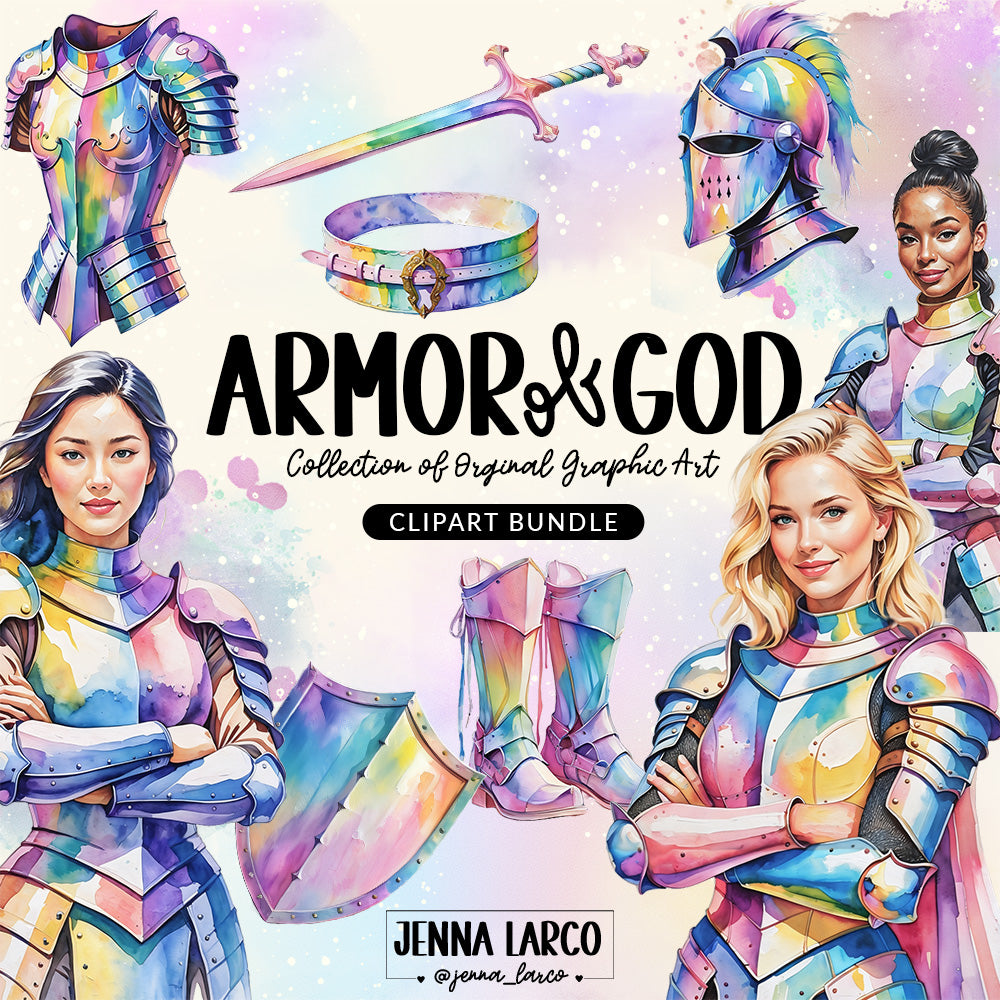 Armor of God | Series 2 | Original Graphic Art | Clipart Bundle