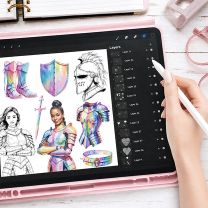 Armor of God | Series 2 | Original Graphic Art | Clipart Bundle