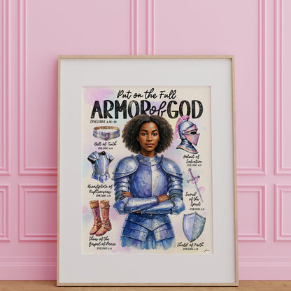 “Armor of God” Christian Art Print