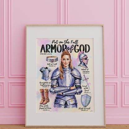 “Armor of God” Christian Art Print