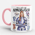 Armor of God • Scripture Prompt •  Christian Ceramic Personalized Mug