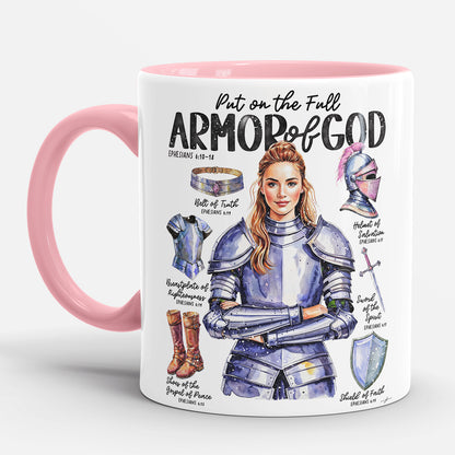 Armor of God Christian Mug | Personalized Scripture Coffee Mug