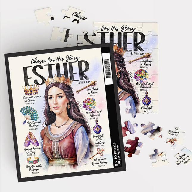 Esther Scripture Prompt Christian Puzzle