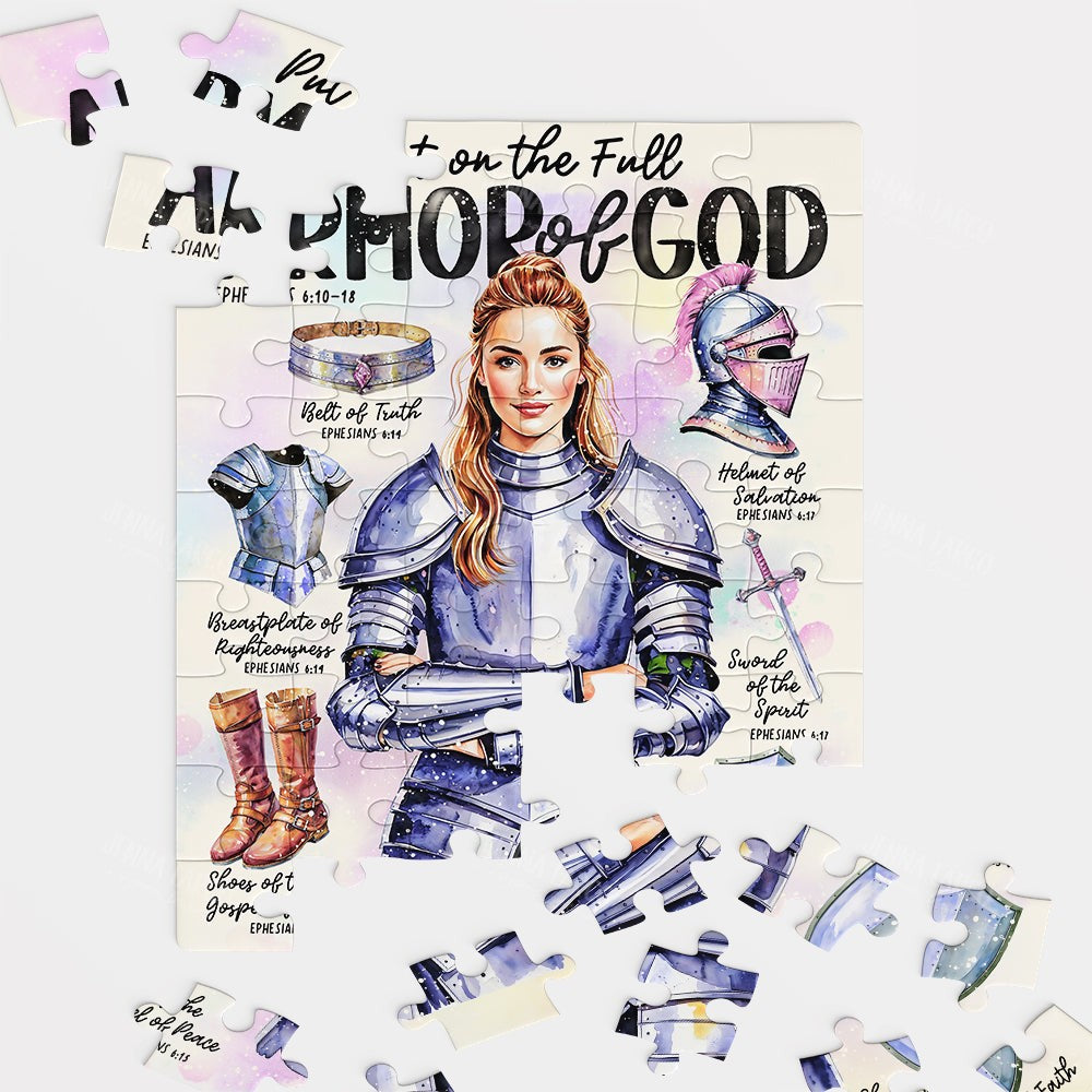 Armor of God • Scripture Prompt •  Christian Puzzle