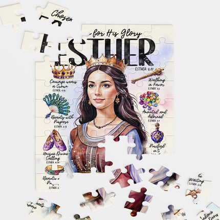 Esther Scripture Prompt Christian Puzzle