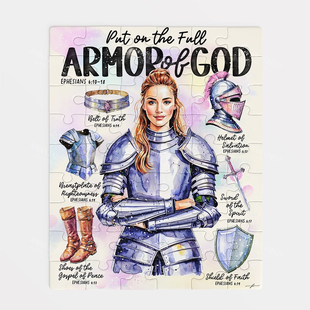 Armor of God • Scripture Prompt •  Christian Puzzle