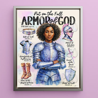 "Armor of God" Premium Christian Canvas
