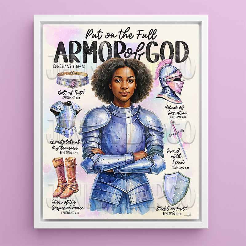 "Armor of God" Premium Christian Canvas