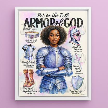 "Armor of God" Premium Christian Canvas