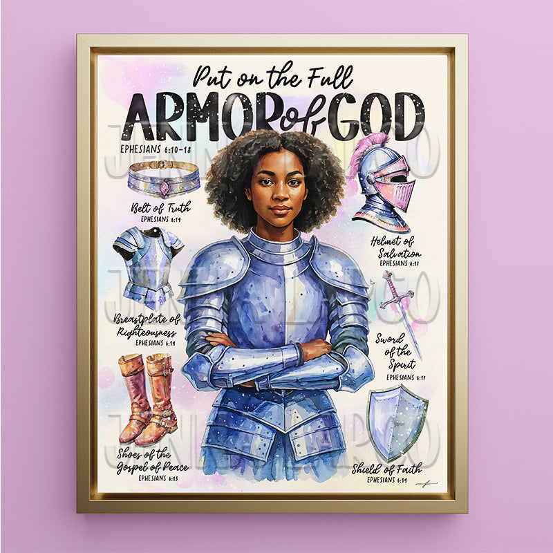 "Armor of God" Premium Christian Canvas