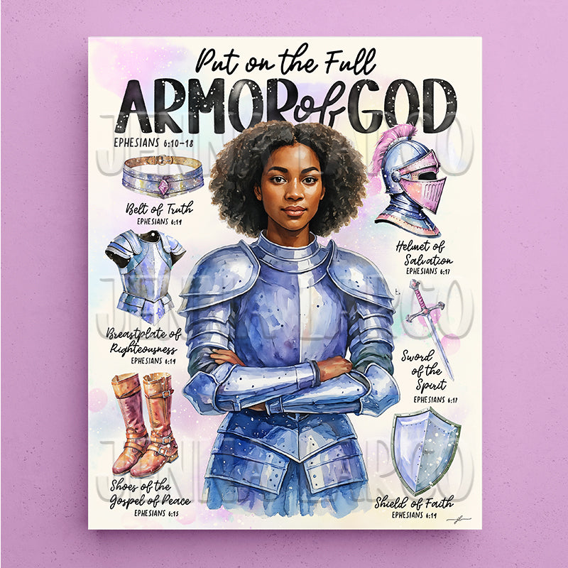 "Armor of God" Premium Christian Canvas