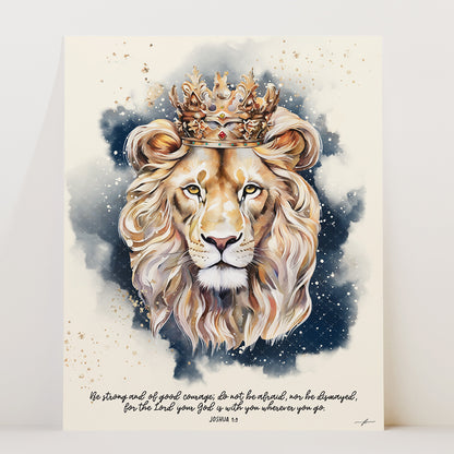 Lion of Judah, Giclée Art Print, Christian Framed Wall Art
