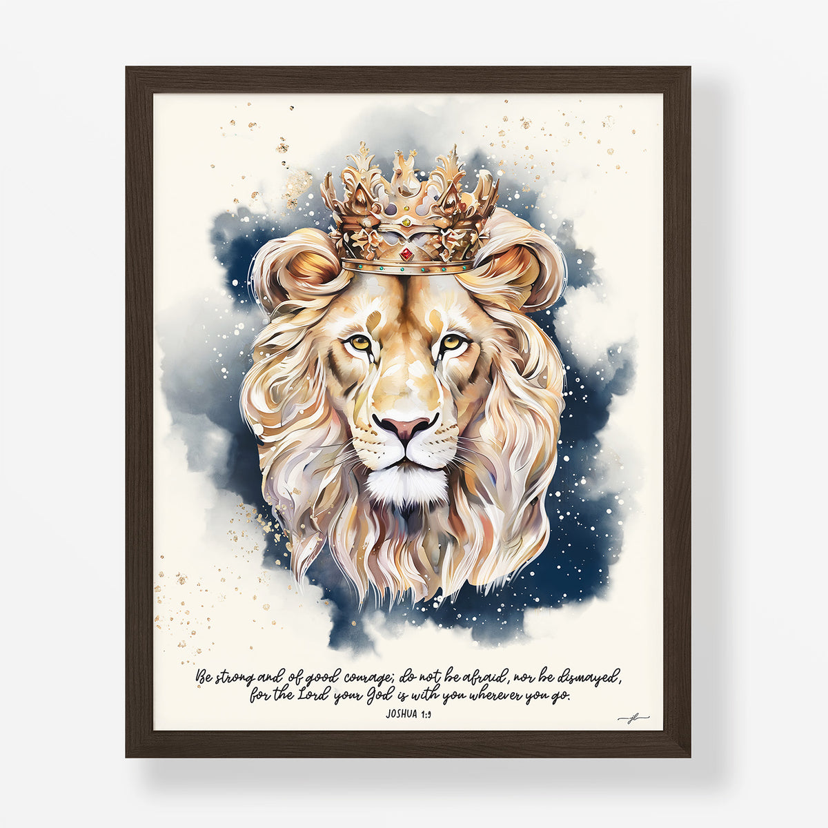 Lion of Judah, Giclée Art Print, Christian Framed Wall Art