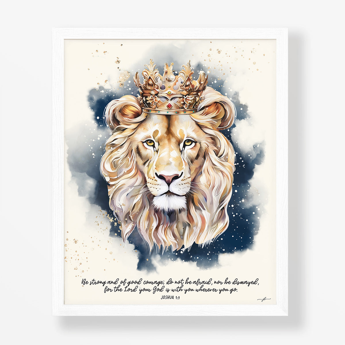 Lion of Judah, Giclée Art Print, Christian Framed Wall Art