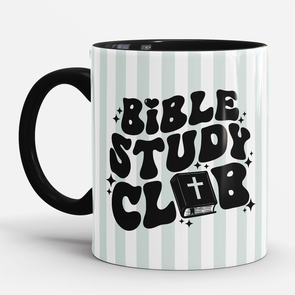 Bible Study Club Christian Ceramic Personalized Mug