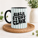 Bible Study Club • Christian Ceramic Personalized Mug