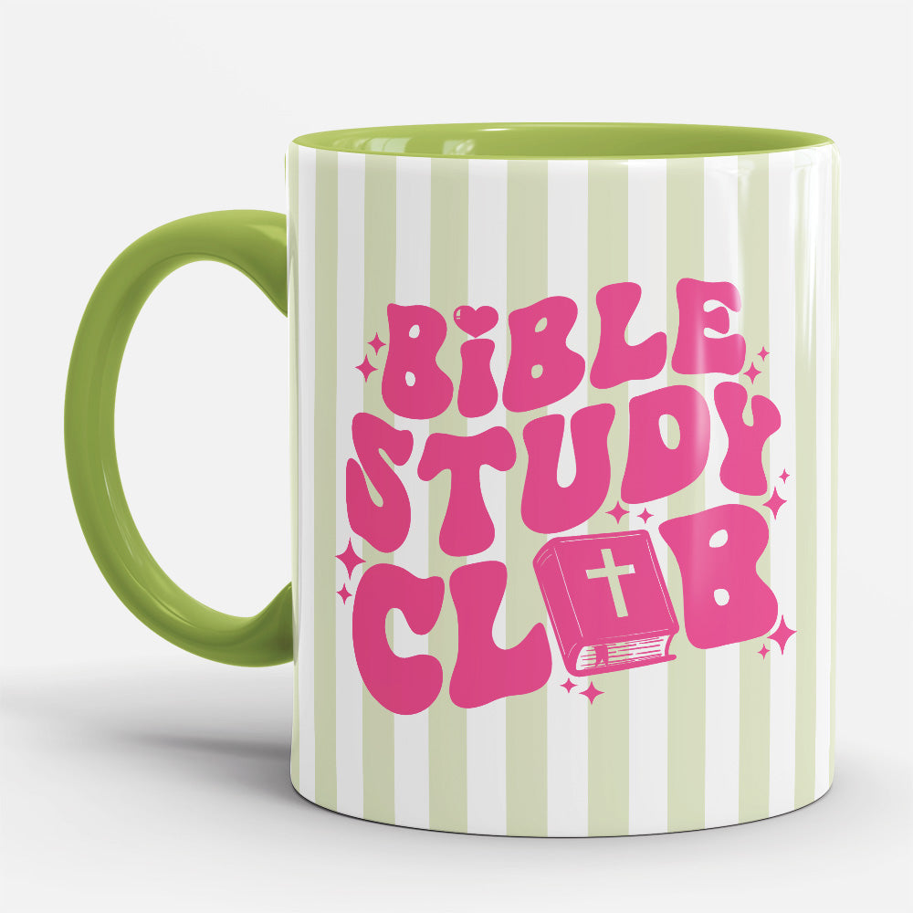 Bible Study Club Christian Ceramic Personalized Mug