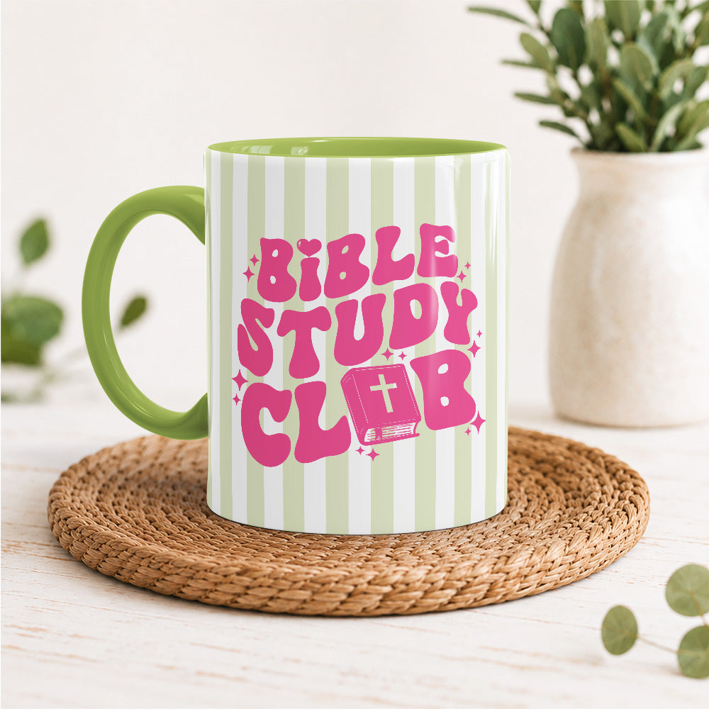 Bible Study Club • Christian Ceramic Personalized Mug