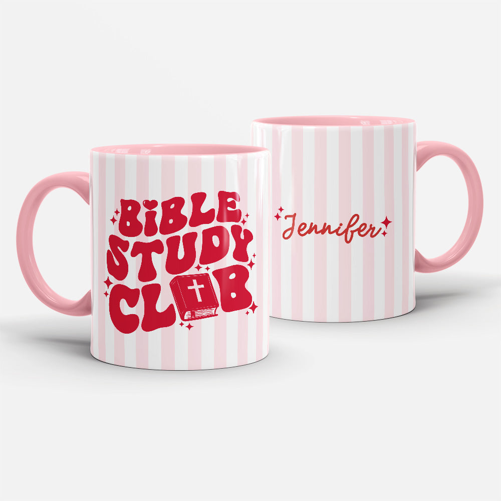 Bible Study Club • Christian Ceramic Personalized Mug