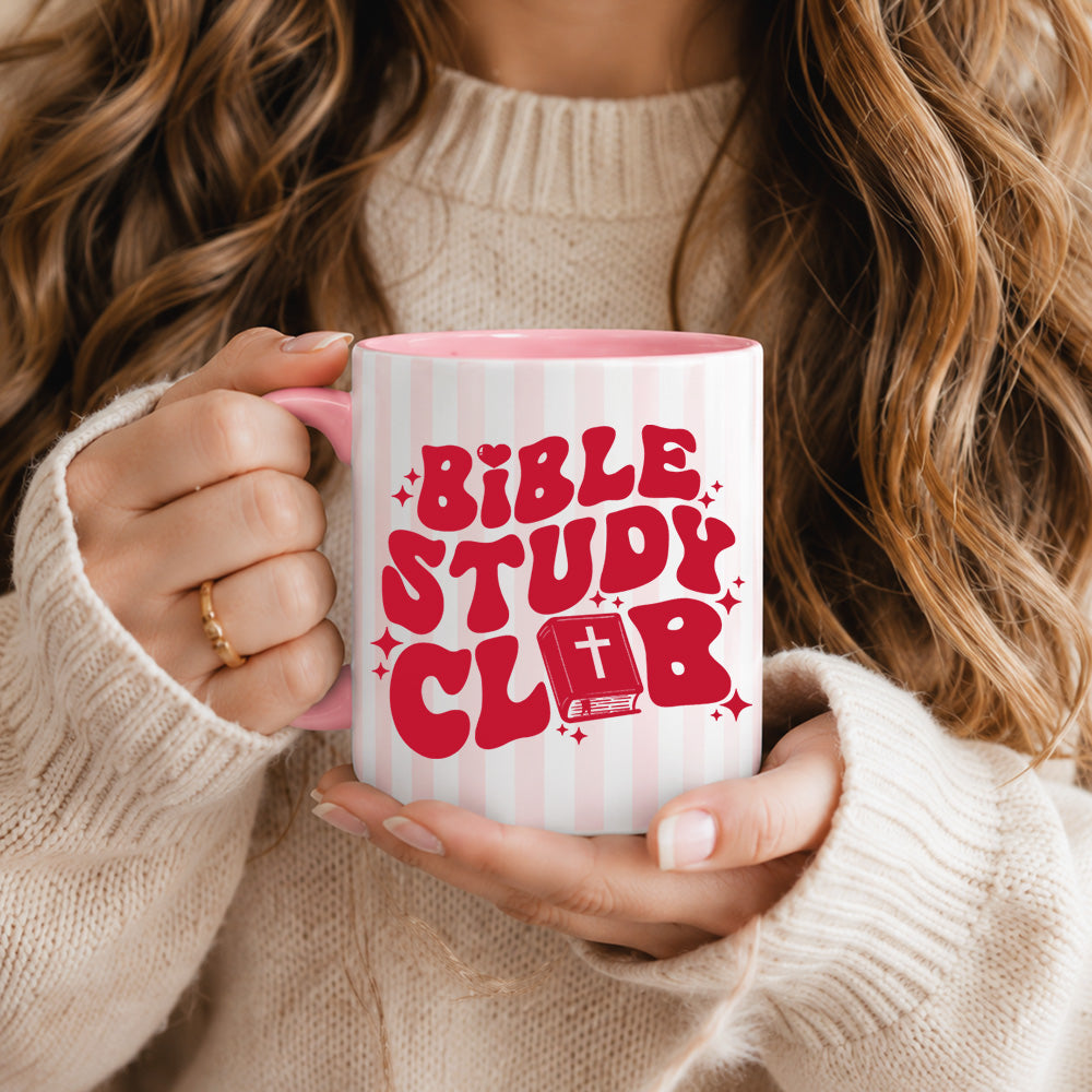 Bible Study Club Christian Ceramic Personalized Mug
