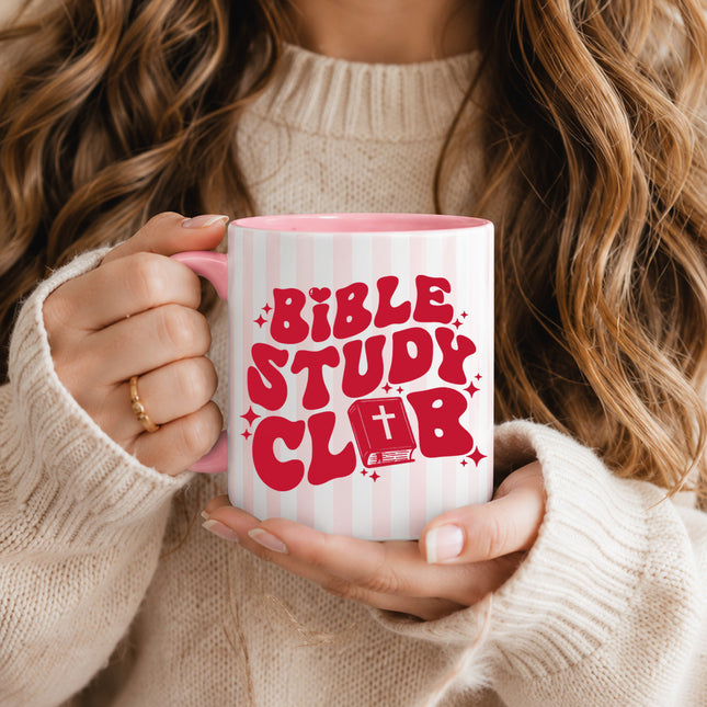 Bible Study Club Christian Ceramic Personalized Mug