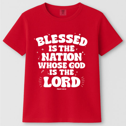 "Blessed Nation" Christian T-Shirt