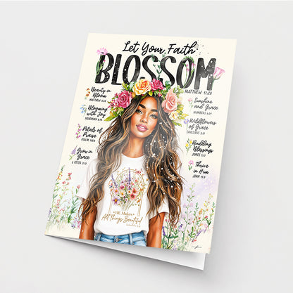 Spring | Let Your Faith Blossom | Greeting Card