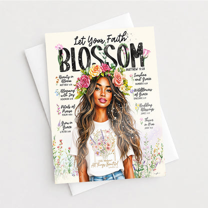 Spring | Let Your Faith Blossom | Greeting Card