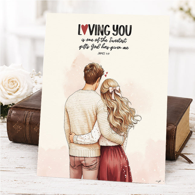 Valentine’s | Bound by Covenant | Scripture Prompt Art Print