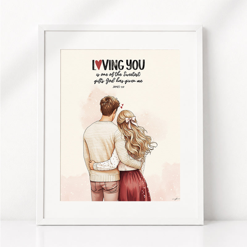 Valentine’s | Bound by Covenant | Scripture Prompt Art Print