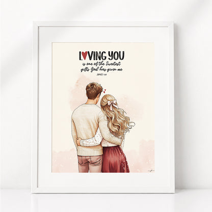 Valentine’s | Bound by Covenant | Scripture Prompt Art Print