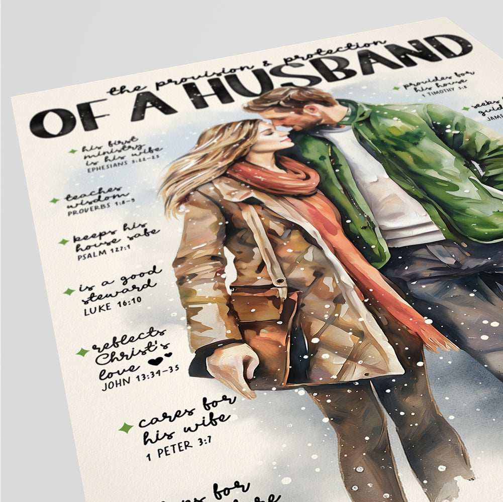 "Provision of A Husband" Christian Fine Art Greeting Card