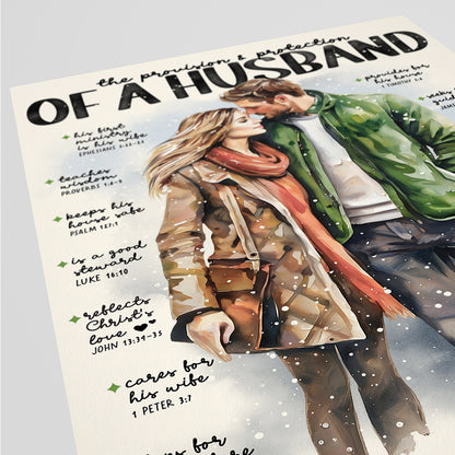 "Provision of A Husband" Christian Fine Art Greeting Card