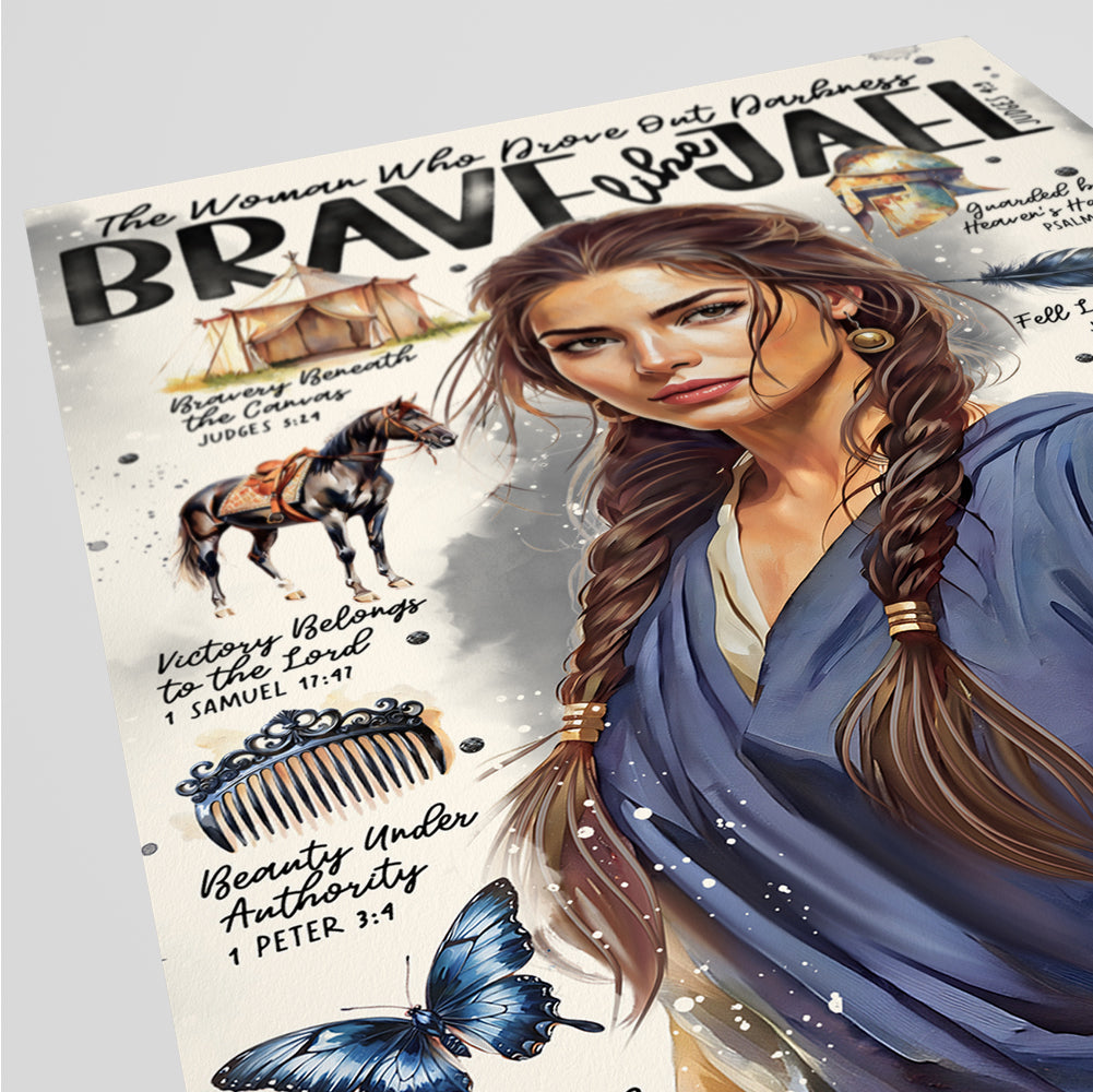 "Brave Like Jael" Christian Fine Art Greeting Card