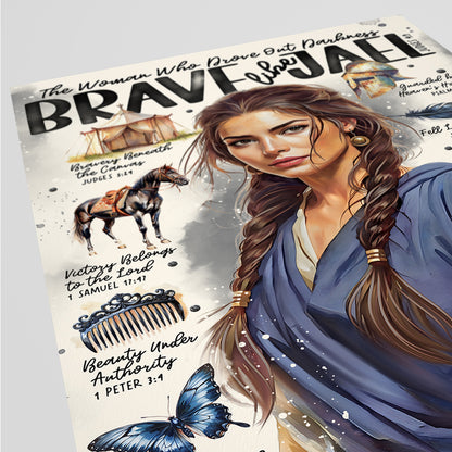 "Brave Like Jael" Christian Fine Art Greeting Card