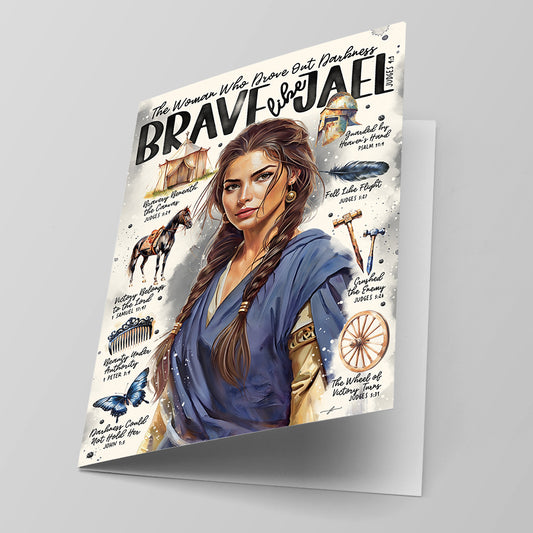 "Brave Like Jael" Christian Fine Art Greeting Card