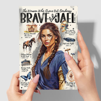 "Brave Like Jael" Christian Fine Art Greeting Card