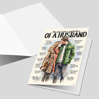 "Provision of A Husband" Christian Fine Art Greeting Card