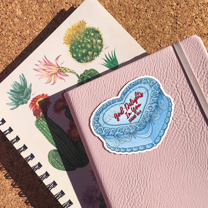 Valentine’s Cakes | Isaiah 62:4 | Christian Vinyl Sticker